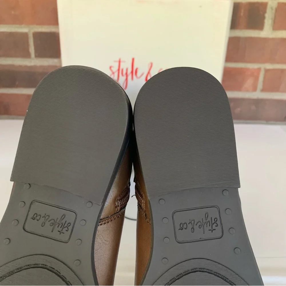 Style & Co Madixe Brown Knee High Riding Boots Women’s Size US 6 M - Picture 8 of 12